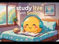 Study Live With Smilo | Cozy Lofi Study Room | Focus &amp; Calm Background
