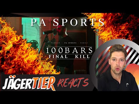 EPIC DISS TO GERMAN RAP !!! AMERICAN REACTION TO PA SPORTS PA SPORTS - 100 BARS FINAL KILL
