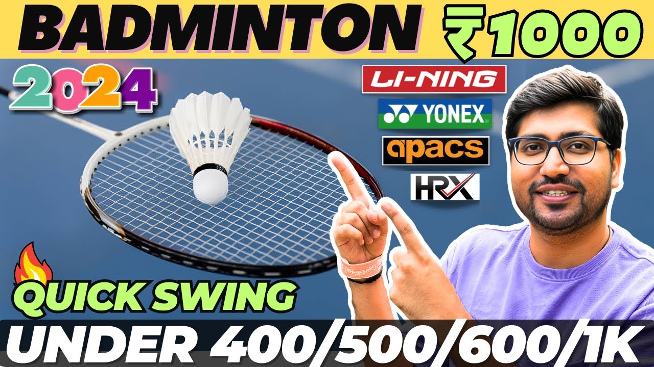 NEW🔥Best Badminton Racket Under 1000🔥Best Racket Under 500🔥Best Badminton Racket 2024 Under 1000