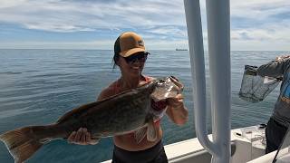 My Wife has her best day ever when we find the motherload of gags in 65ft off St Pete.