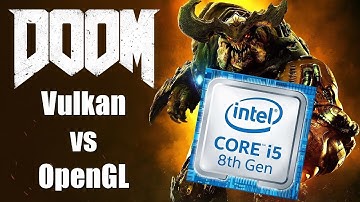 Doom - Vulkan vs OpenGL Intel UHD 630 test (no discrete graphics card)