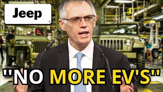 Jeep Ceo Shocking WARNING To All EV Car Makers! EV'S ARE SCAM!