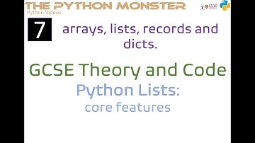 Monster Video 22:  Python Lists - Core Features (High Definition)