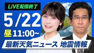 ウェザーニュースの配信のサムネイル画像