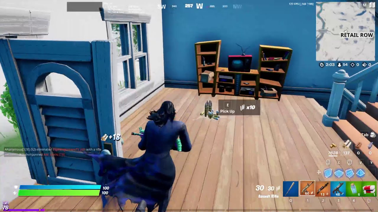 Find the Buried Blue Coin in Retail Row Location - Fortnite