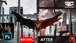 Making an Epic BATMAN Movie poster in Photoshop | Photoshop Tutorial 2022 as benny productions