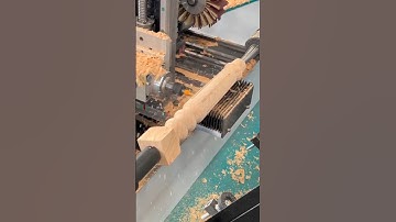 Wood Turning Satisfying Machine Work!#woodworking #satisfyingvideos #carpentry #machinework