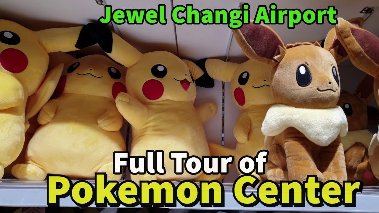 Full Tour Of Pokemon Center Singapore Jewel Changi Airport Youtube