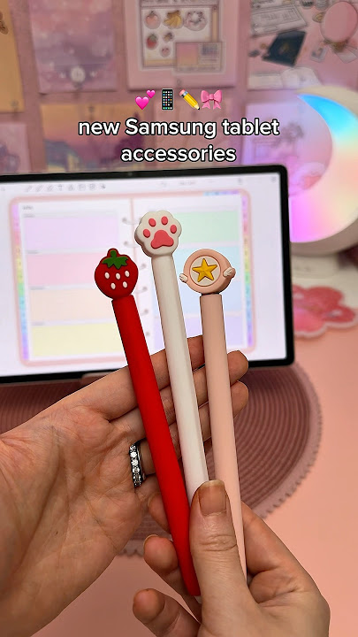 Samsung tablet accessories 💕 galaxy tab S9 | digital note taking | penly app | digital planner