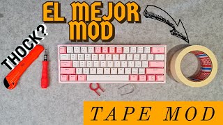 TAPE MOD - MEJORA EL SONIDO DE TU TECLADO MECANICO screenshot 4