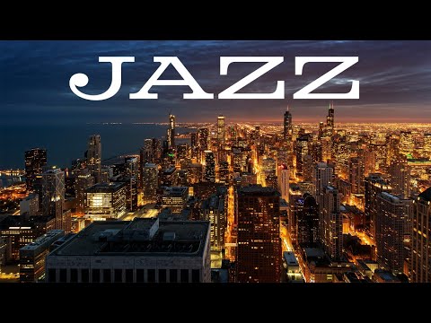 Relaxing Jazz In The Night - Delicate Piano JAZZ &  Lights of Night City - Night Traffic JAZZ