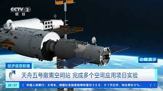 [经济信息联播]天舟五号撤离空间站 完成多个空间应用项目实验| 财经风云