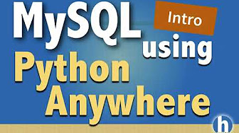 MySQL using PythonAnywhere - YouTube