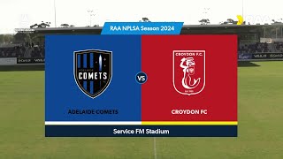 RD10 #RAANPLSA 2024 Highlights | Adelaide Comets vs Croydon FC