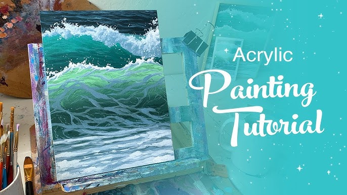 How I Paint in my Sketchbook! - Acrylic Painting Tutorial 