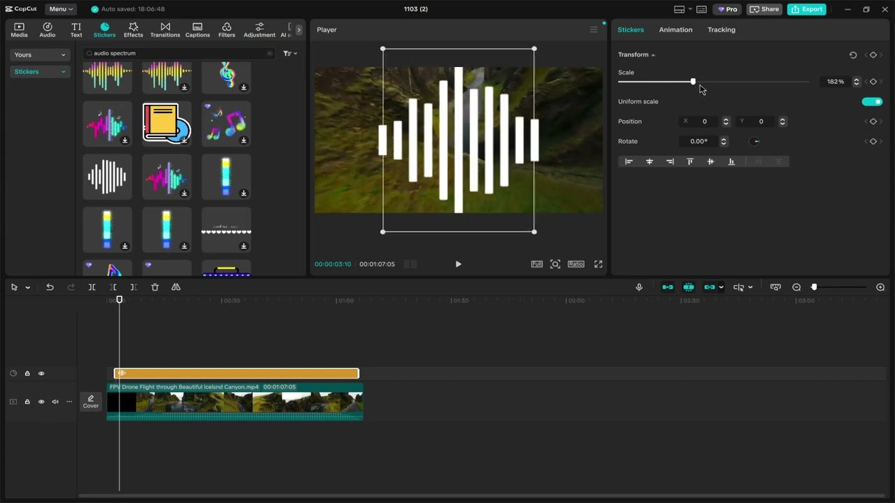 Spectrum Add Utube How to add audio spectrum in CapCut (Sound Glow) - YouTube
