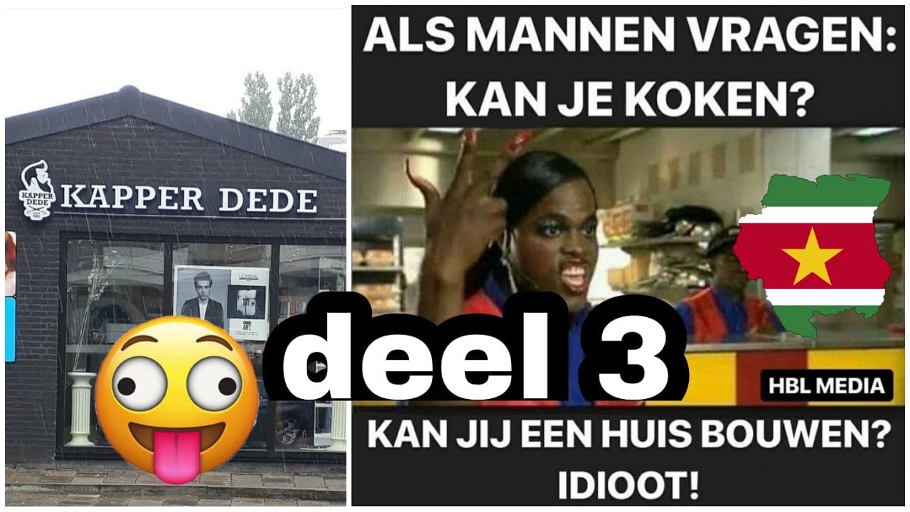 Surinaamse grappige filmpjes compilatie (deel 3)