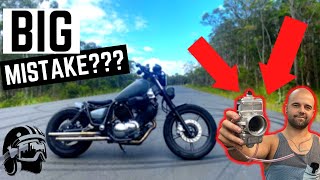 Single Carb conversion on my XV750 [Virago] Bobber - Trials and Tribulations- Ep2