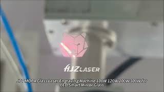 Fiber Laser Engraving Machine for LED Mirrors Sandblasting