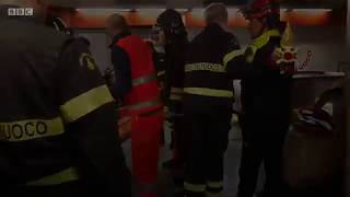 Escalator runs out of control in Rome