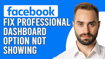 How To Fix Professional Dashboard Option Not Showing On Facebook (How To Get Professional Dashboard)