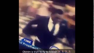 Obinim Tries To Fly To Heaven Church Members Stop Him