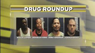 Sheriff Conducts Drug Roundup, First 4 Arrested