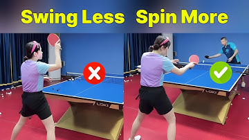 Swing LESS, Spin MORE: The "Brush, Drive, STOP" Formula for a Vicious Forehand Loop