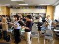 城西学園混声合唱団練習 20090620_ カレッジソング_学校見学会にて