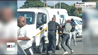 Watch: CIT Cash in transit heist in the Durban CBD