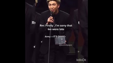 BTS shorts😍😍#bts are late😔😔#Rm says sorry 😊😊# Army