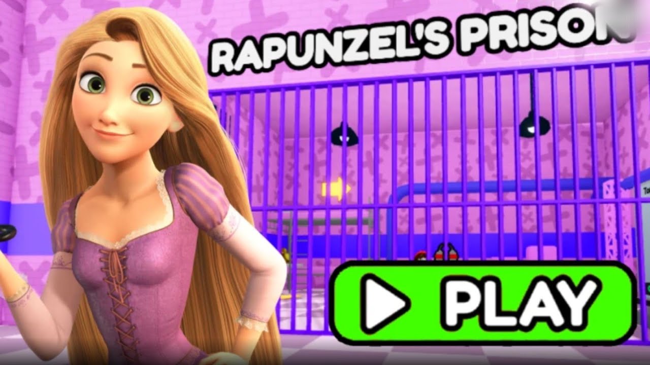 RAPUNZEL'S  prison run escape obby |OBBY ROBLOX|| Gameplay Walkthrough no death 4k #roblox #obby