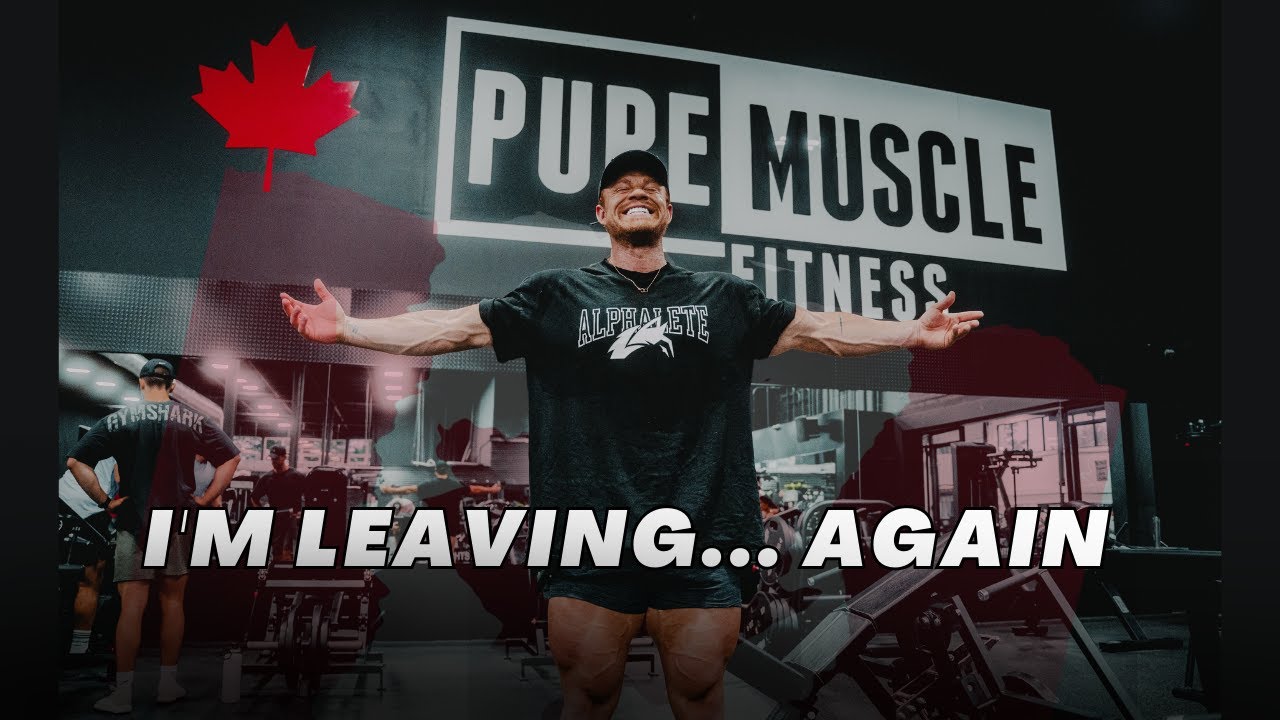 I Moved to Canada (fridge tour, leg day, travel day)