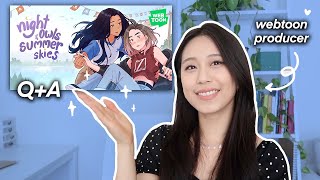 Night Owls & Summer Skies WEBTOON Producer Q+A 🦉💚
