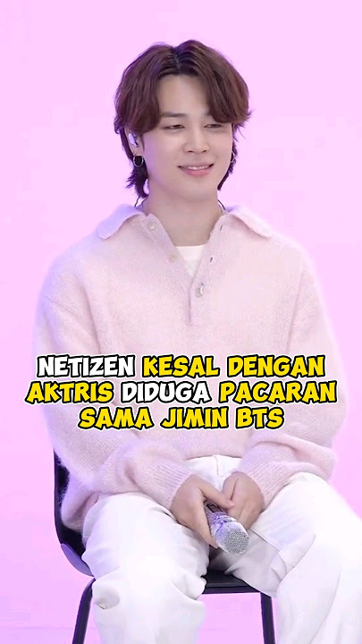 Netizen kesal dengan aktris yang diduga pacaran sama Jimin BTS #kpop #shorts