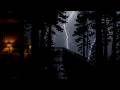 Cozy Cabin Storm Night 🌧 | Heavy Rain &amp; Distant Thunder for Deep Sleep