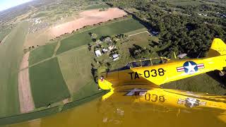 2020 Airshow - Waynesville Ohio T-6 wingtip view