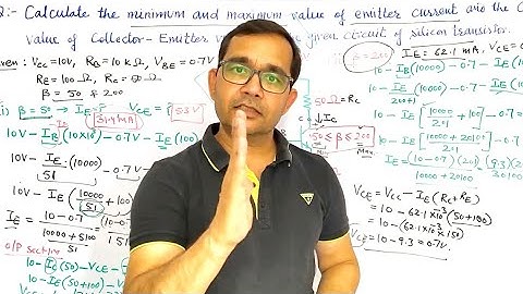 12. Numerical on Emitter Bias Circuit | Biasing Circuits in Hindi | Tech Gurukul by Dinesh Arya