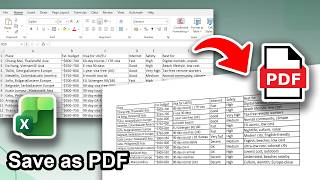 How To Save Excel Sheet as PDF Without Cutting Off (Step By Step)