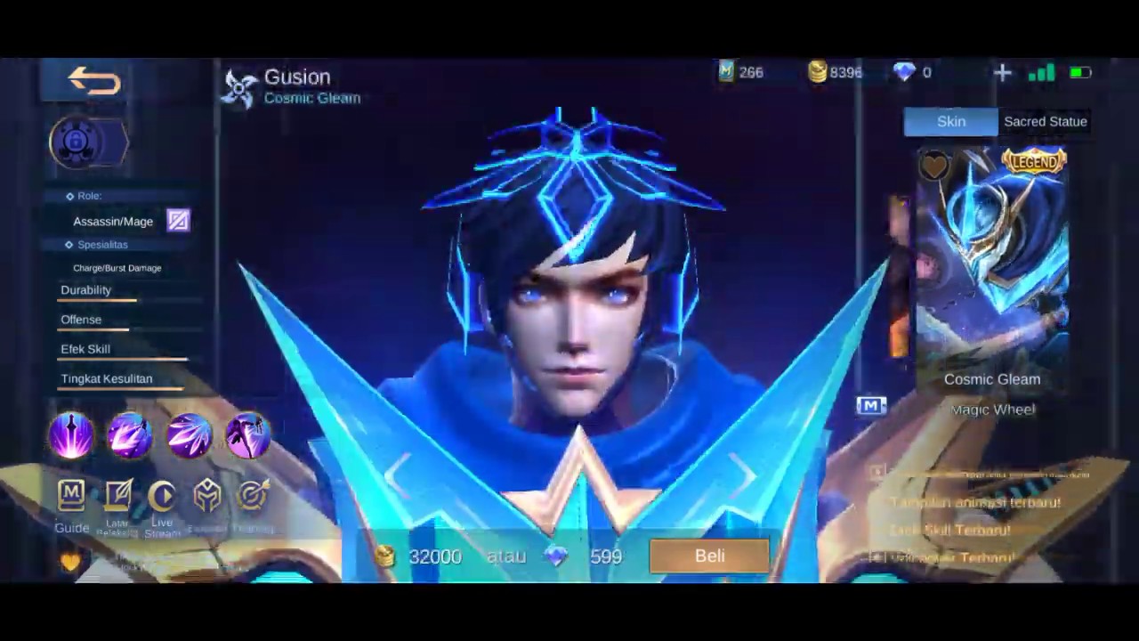 #legendofimperial koleksi semua Hero/di mobile legend 