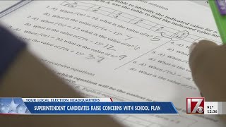 Superintendent candidates raise concerns with next year's school plans