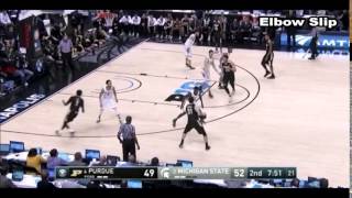 Purdue Elbow Slip - HoopsChalkTalk POTD - 3.15.16