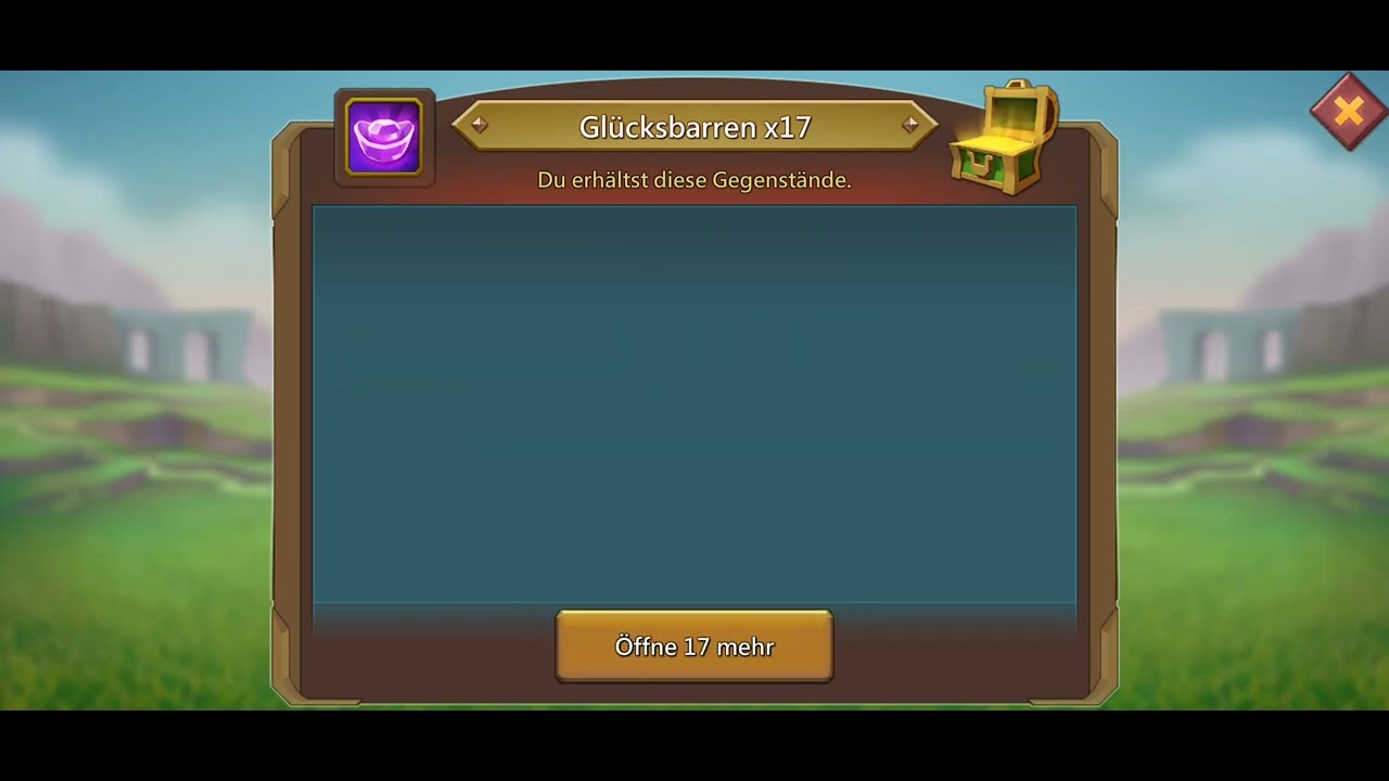 Pack openning 
