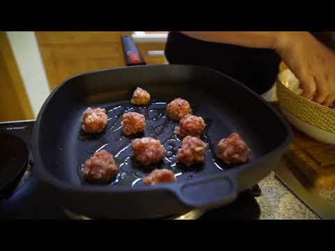 Video: Mäsové Guľky S Orientálnym Bulgurom