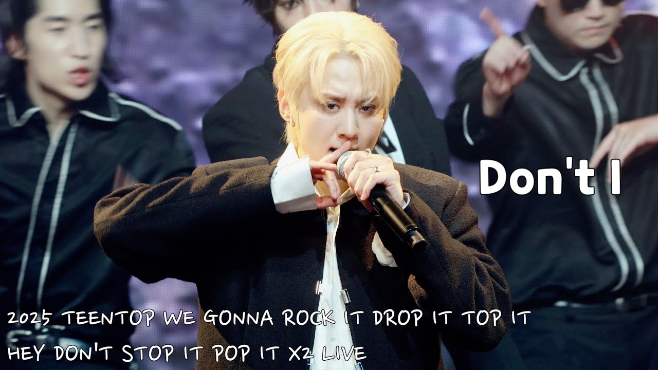 [4K직캠] 250824 Don't I 틴탑(TEEN TOP) 천지(CHUNJI) FOCUS 틴탑 콘서트