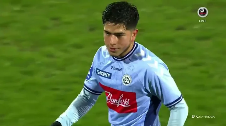 Jose Gallegos SnderjyskE debut vs AGF 2/18/22