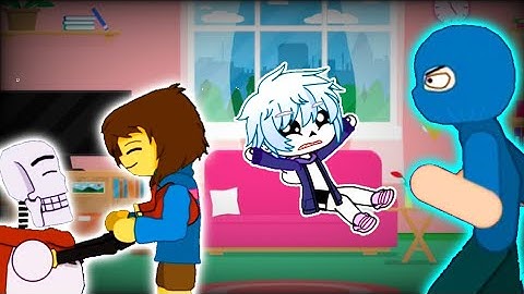 Undertale reacts to Papyrus VS Bandits HD Remake (POSTPONED)