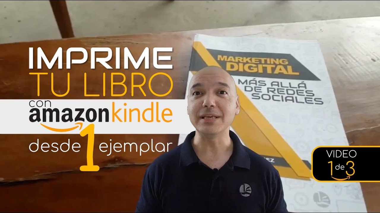 Imprime tu libro con  Kindle desde un solo ejemplar 