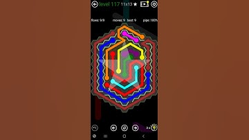 How To Solve Flow Free Hexes Courtyard Spin Level 117 11x13 Board Walk Through Solution Walkthrough