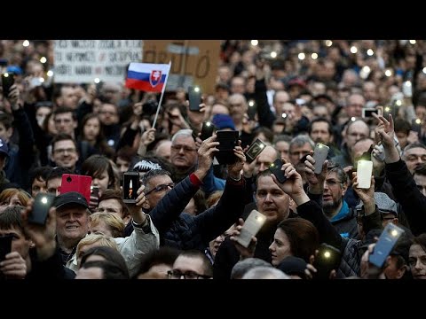 ‘We want a decent Slovakia,’ demand protesters in Bratislava
